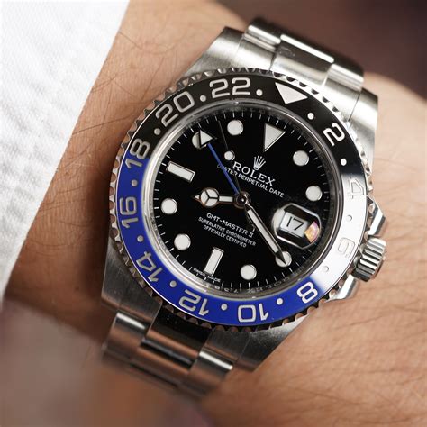 rolex batman to wear to a party|rolex batman gmt.